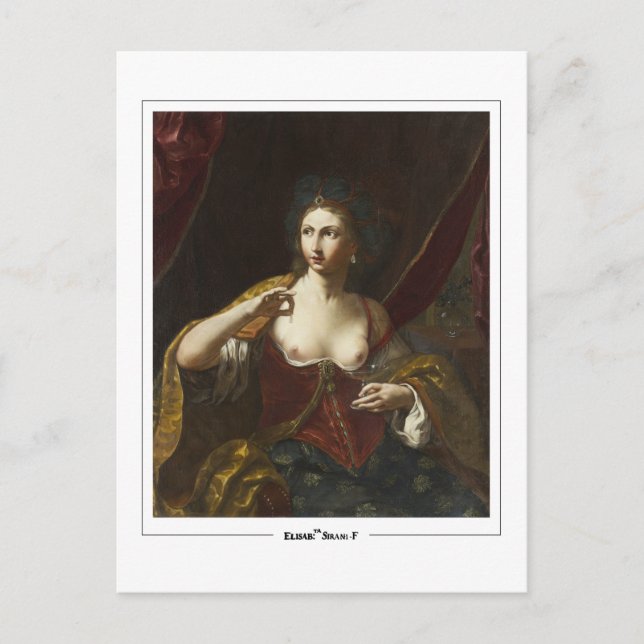 Cartão Postal Elisabetta Sirani #7 - Cartão-postal de arte (Frente)