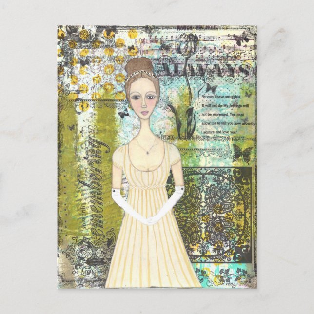 Cartão Postal Elizabeth Bennet (Frente)