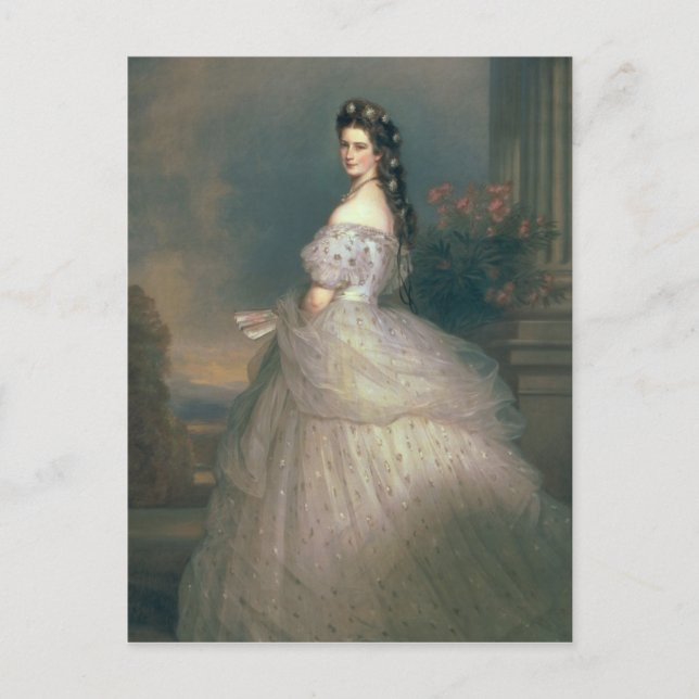 Cartão Postal Elizabeth da Baviera (Frente)