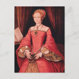 Cartão Postal Elizabeth I como Princesa
