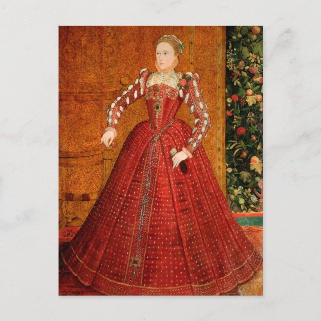Cartão Postal Elizabeth I da Inglaterra (The "Hampden Portrait") (Frente)