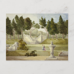 Cartão Postal Elizabeth Murray - Jardim em Clifton Hall