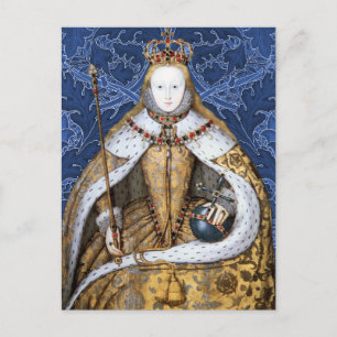 Cartão Postal Elizabeth Tudor, Rainha da Inglaterra