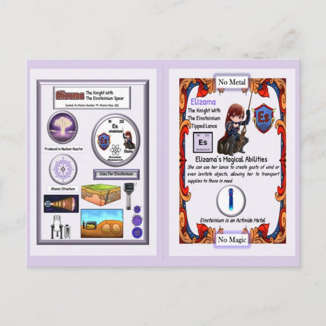 Cartão Postal Elizama - Knight Einsteinium Lance (Frente)
