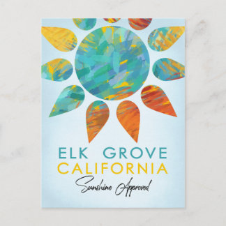 Cartão Postal Elk Grove California Sunshine Viagem