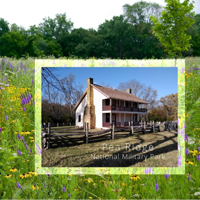 Cartão Postal Elkhorn Tavern, Parque Militar Nacional de Pea Rid (Criador carregado)