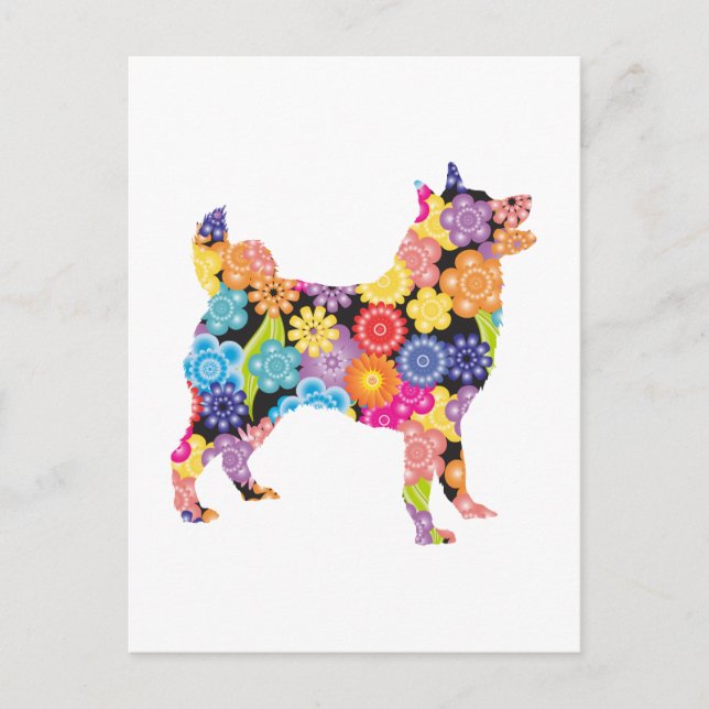 Cartão Postal Elkhound Norueguês (Frente)