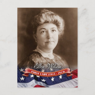 Cartão Postal Ellen Wilson, Primeira-dama dos EUA
