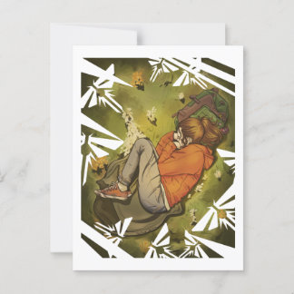 Cartão Postal Ellie Tendo uma soneca