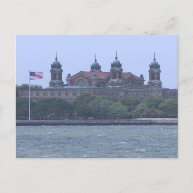 Cartão Postal Ellis Island (Frente)