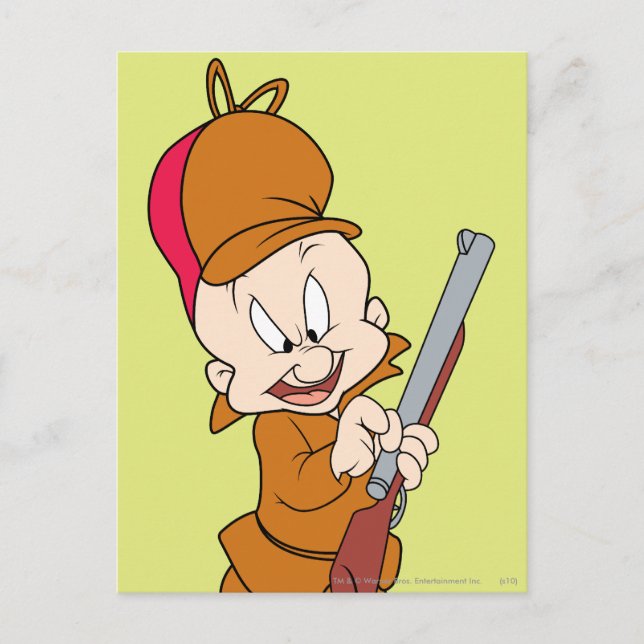 Cartão Postal ELMER FUDD™ pronto para bater (Frente)