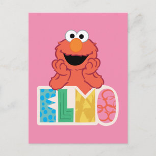 Cartão Postal Elmo Cute e Divertido