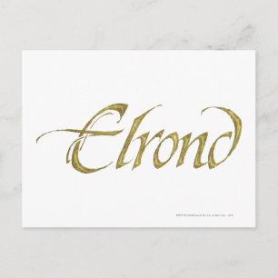 Cartão Postal ELROND™ Name Textured