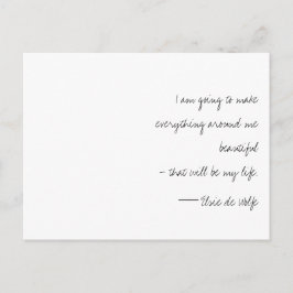 Cartão Postal Elsie de Wolfe Postcard