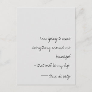 Cartão Postal Elsie de Wolfe Postcard