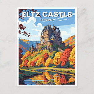 Cartão Postal Eltz Castle Germany Viagem