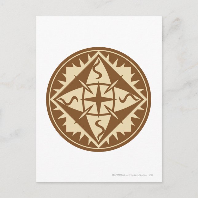 Cartão Postal Elven Flag (Frente)