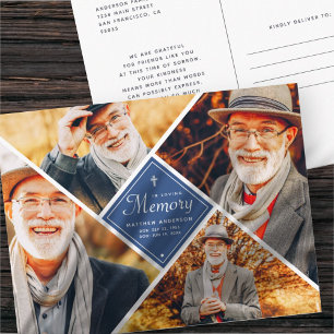 Cartão Postal Em Adoro Memória Moderna Multifoto Cruzada