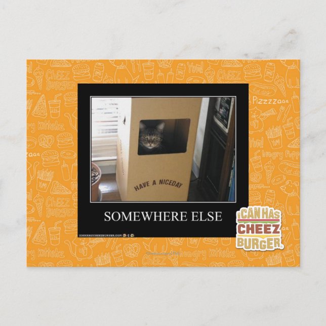 Cartão Postal Em algum outro lugar (Frente)