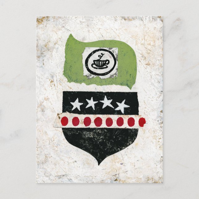 Cartão Postal Em Busca Do Cartão-Postal Do Café (Frente)