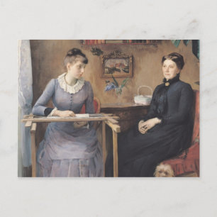 Cartão Postal Em casa ou na intimidade, 1885