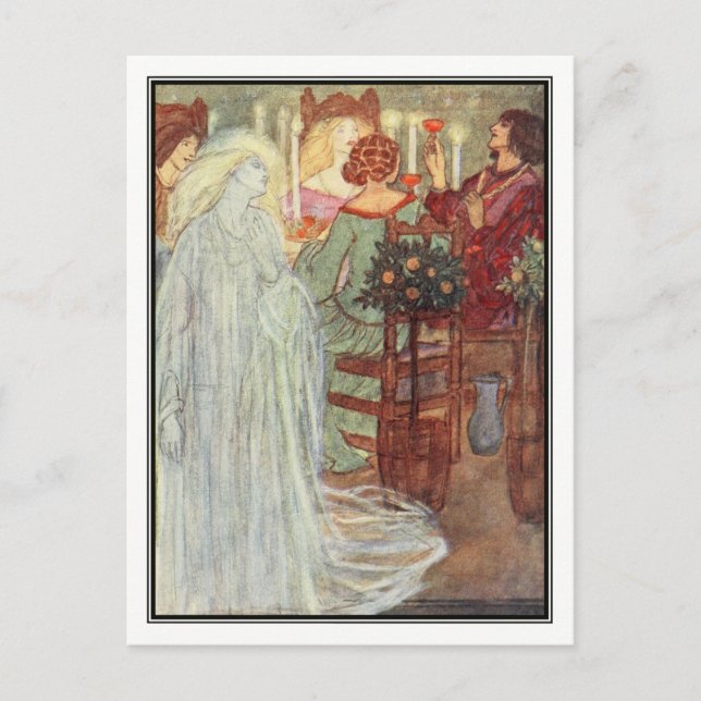 Cartão Postal Em casa por Florence Harrison (Frente)