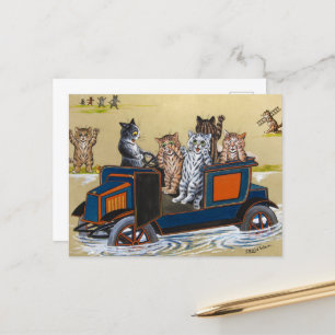 Cartão Postal Em Deep Water de Louis Wain