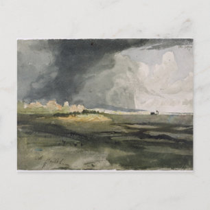 Cartão Postal Em Hailsham, Sussex: Uma Tempestade Aproximando-se