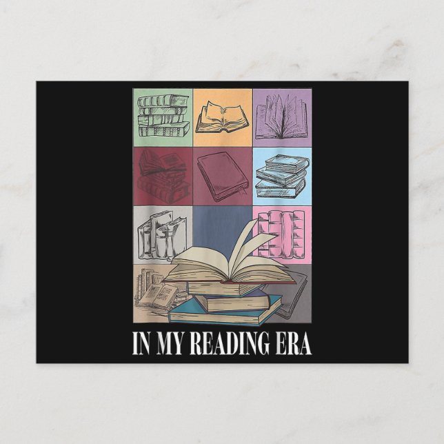 Cartão Postal Em Minha Época De Leitura, O Livro (Frente)