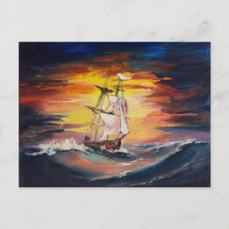 Cartão Postal Em rota