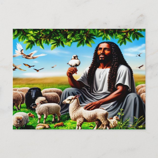 Cartão Postal Em Sua Presença Cartão-Postal (Frente)