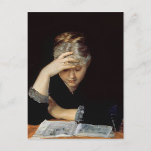 Cartão Postal Em um livro