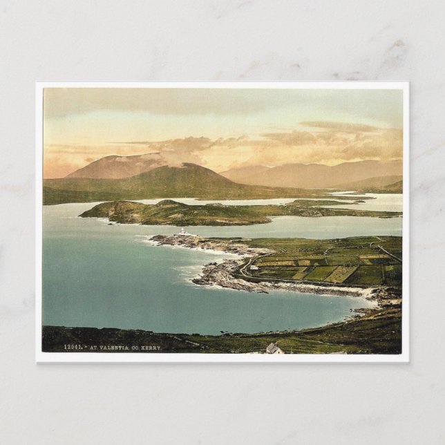 Cartão Postal Em Valentia. Co. Kerry, Irlanda - Rara Fotografia (Frente)