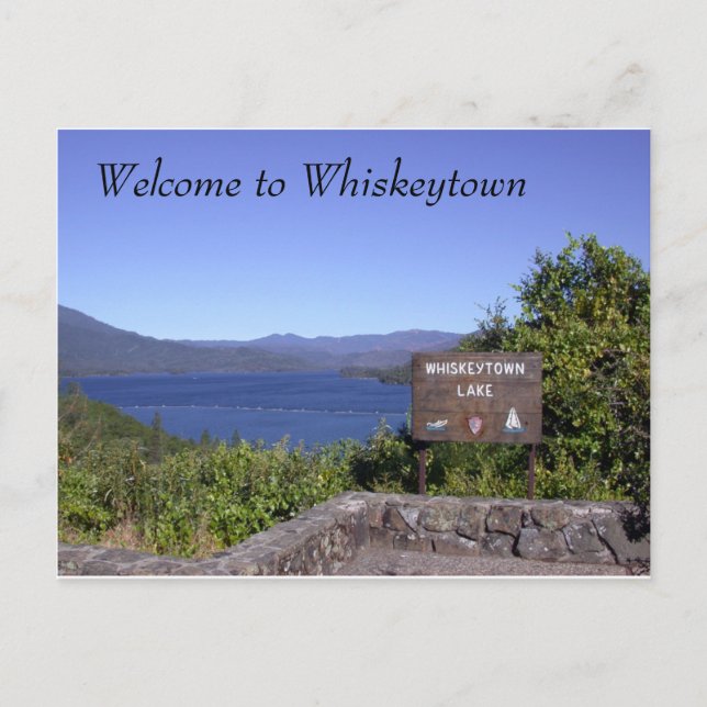Cartão Postal Em Whiskeytown Lake (Frente)