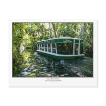 Embarcação de vidro inferior