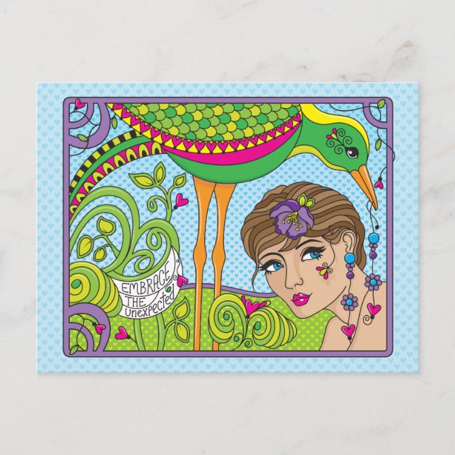 Cartão Postal Embarque O Cartão_Postal Inesperado (Frente)