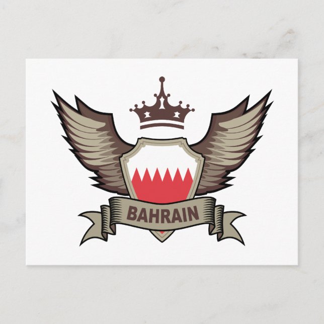 Cartão Postal Emblem Bahrain (Frente)