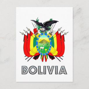 Cartão Postal Emblema boliviano