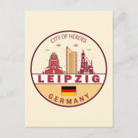 Emblema da cidade de Leipzig na Alemanha