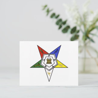 Cartão Postal Emblema da Ordem da Estrela do Oriente