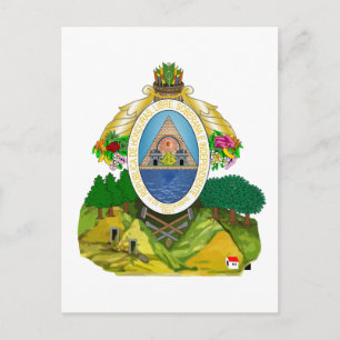Cartão Postal emblema de honduras