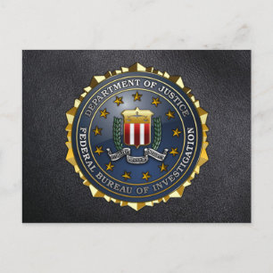 Cartão Postal Emblema do FBI