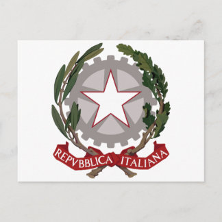 Cartão Postal Emblema nacional italiano