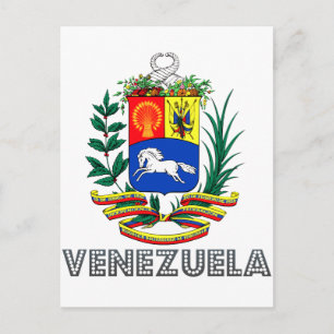 Cartão Postal Emblema venezuelano