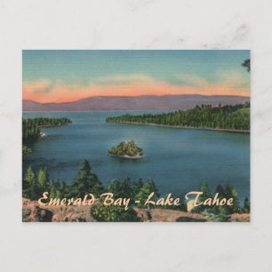 Cartão Postal Emerald Bay - Cartão-postal do Lago Tahoe