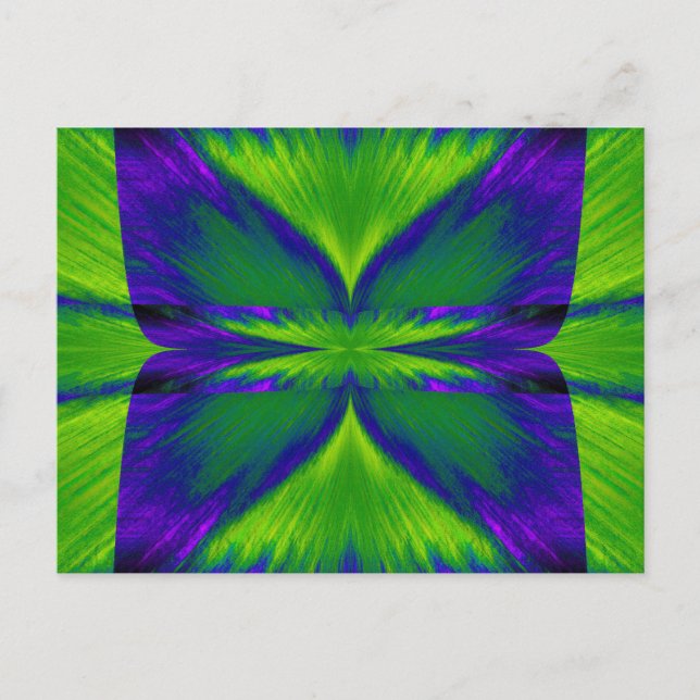 Cartão Postal Emerald Butterfly (Frente)