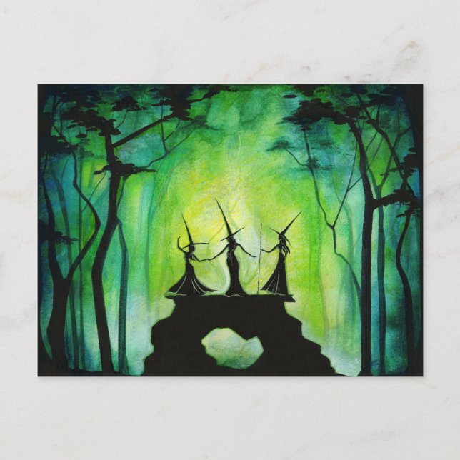 Cartão Postal Emerald Fire (Frente)