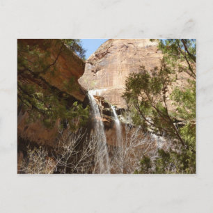 Cartão Postal Emerald Pool Falls I do Parque Nacional de Zion