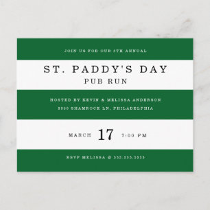 Cartão Postal Emerald Stripes