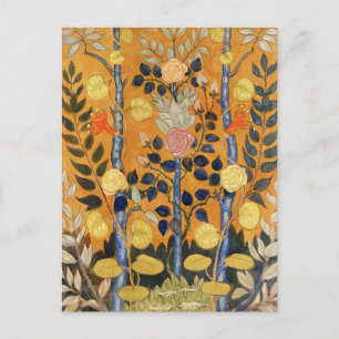 Cartão Postal Emile Bernard pintura, Rosas